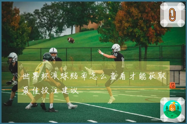 世界杯滚球赔率怎么查看才能获取最佳投注建议