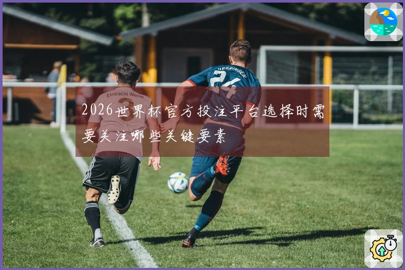 2026世界杯官方投注平台选择时需要关注哪些关键要素
