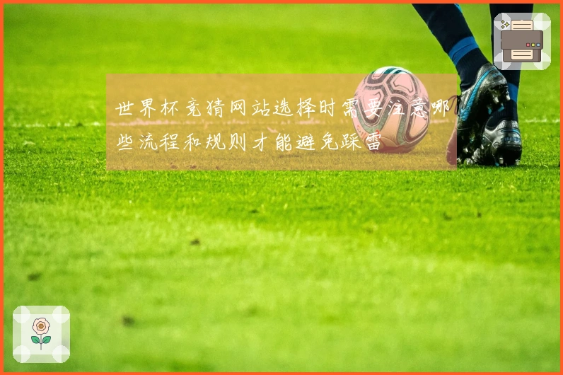 世界杯竞猜网站选择时需要注意哪些流程和规则才能避免踩雷