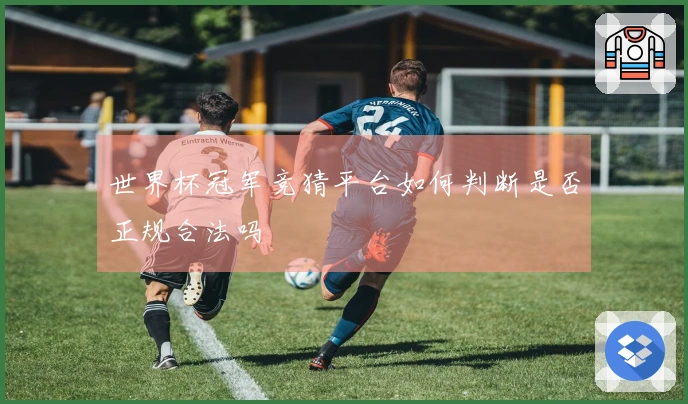 世界杯冠军竞猜平台如何判断是否正规合法吗