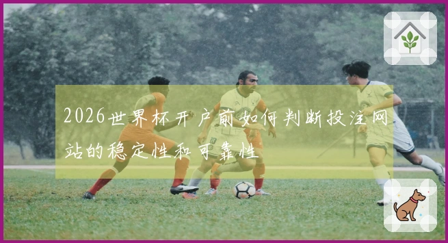 2026世界杯开户前如何判断投注网站的稳定性和可靠性